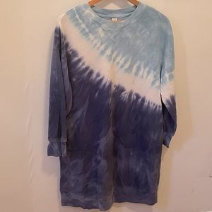 Old Navy Tie-dye Sweatshirt Dress